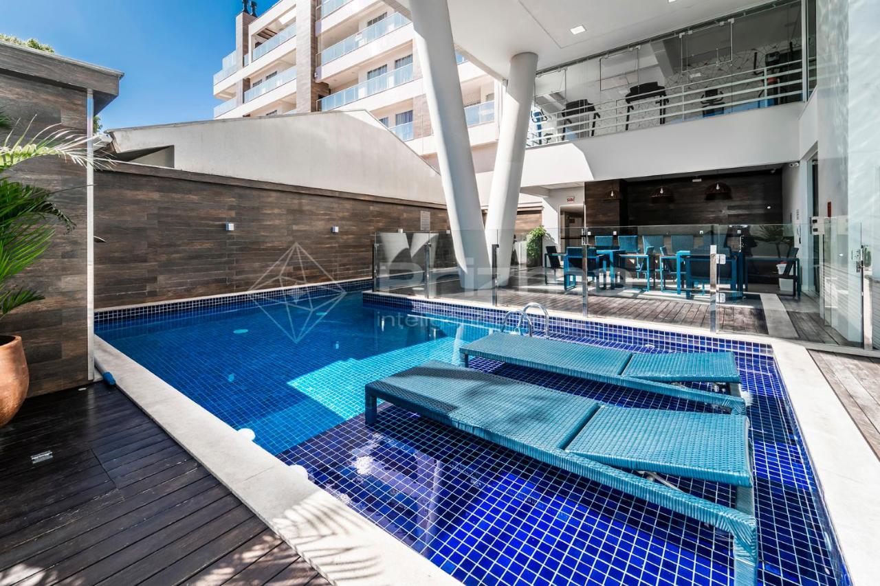 Lindo apartamento condomínio de alto padrão com piscina e academia. Bombinhas Exterior foto